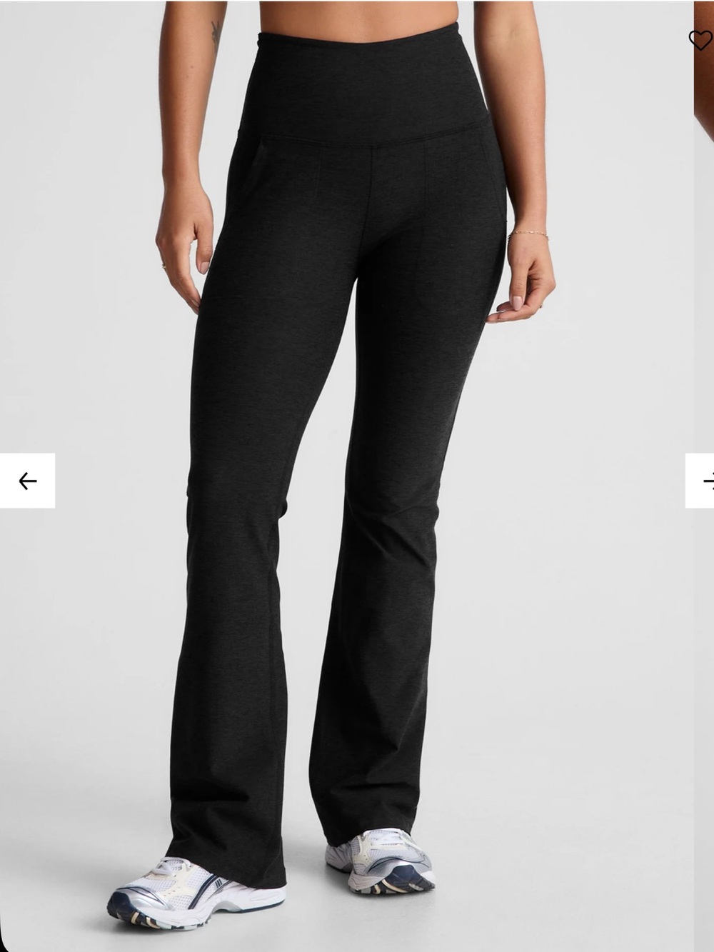 BEYOND YOGA Bootcut Spacedye Pants High Rise Black Size Medium